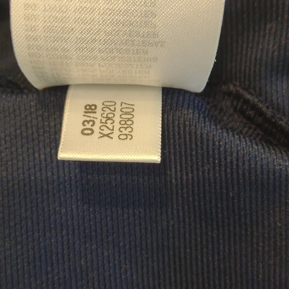Adidas Golf Navy Blue Climalite Short Sleeve Polo